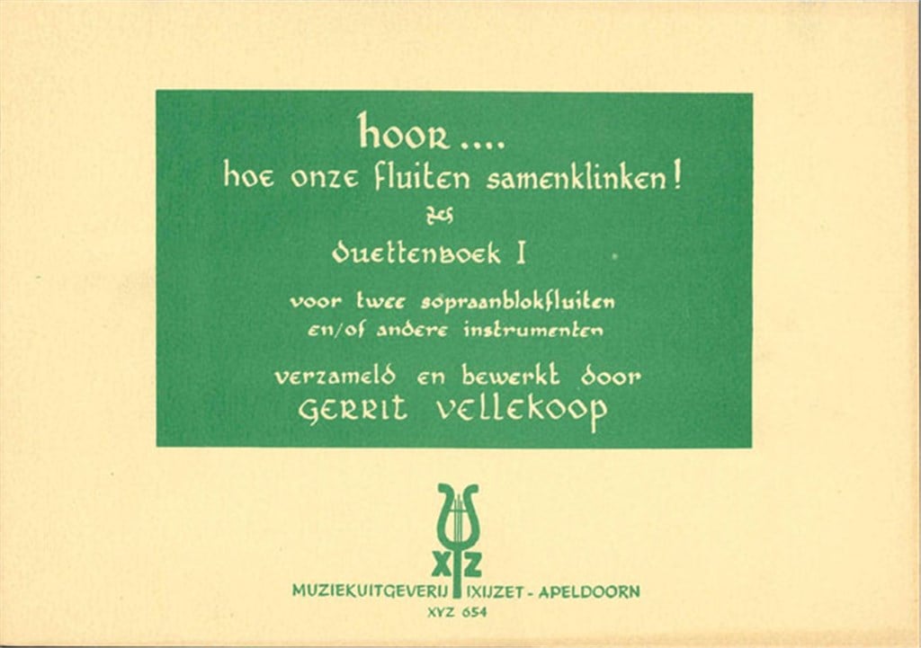 Hoor Hoe Onze Fluiten 1